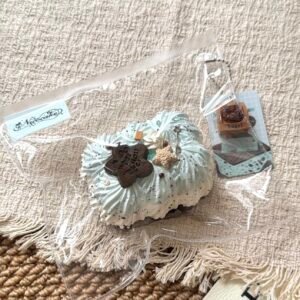 8011 Nicocake Mint Chocolate Cream Flower (Glutinous Rice Clay Texture Series) / Nicocake ミントチョコクリームフラワー (もち米クレイ触感シリーズ)