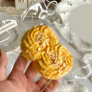 7002 Good Mood Chef Caramel Cookie Duo (Mochi Clay Texture Series) / Good Mood Chef キャラメルクッキー2個セット (もちクレイ触感シリーズ)