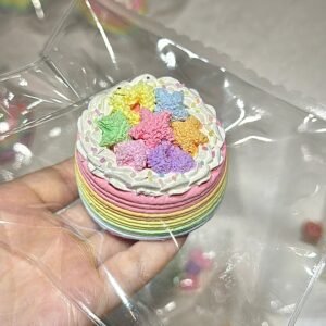 9008 ZHIZHI Rainbow Series Mini Cereal Cake (Sticky Clay Texture Series) / ZHIZHI レインボーシリーズ ミニシリアルケーキ (ねばりクレイ触感シリーズ)