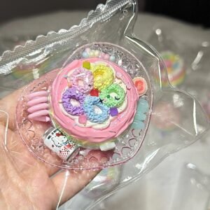 9009 ZHIZHI Rainbow Series Mini Frosted Cake (Sticky Clay Texture Series) / ZHIZHI レインボーシリーズ ミニフロステッドケーキ (ねばりクレイ触感シリーズ)