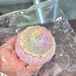 9007 ZHIZHI Rainbow Series Ice Cream Round Toast (Sticky Clay Texture Series) / ZHIZHI レインボーシリーズ アイスクリーム丸トースト (ねばりクレイ触感シリーズ)