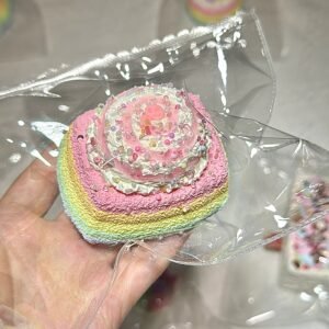 9005 ZHIZHI Rainbow Series Mini Ice Cream Tofu (Sticky Clay Texture Series) / ZHIZHI レインボーシリーズ ミニアイスクリーム豆腐 (ねばりクレイ触感シリーズ)