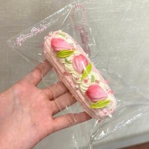 4001 Tulip Cream Puff Stick (Long) (Glutinous Rice Clay Texture Series) / チューリップクリームシュー（ロング） (もち米クレイ触感シリーズ)