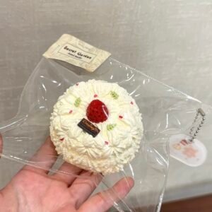 4105 Strawberry Old-Fashioned Cream Cake (Round) (Clay Texture Series) / いちごオールドファッションクリームケーキ（丸型） (クレイ触感シリーズ)