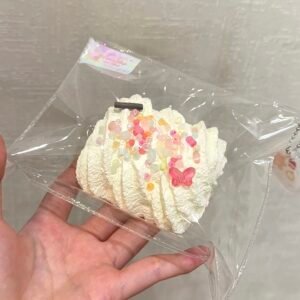 4109 Sweet Pea Cream Roll (Large) (Clay Texture Series) / スイートピークリームロール（大） (クレイ触感シリーズ)