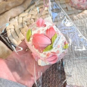 4011 Tulip Chubby Senbei (Glutinous Rice Clay Texture Series) / チューリップぽってりせんべい (もち米クレイ触感シリーズ)