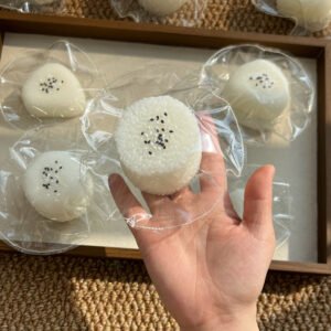 174022 Boom Order Round Rice Block (Moldable Sticky Clay Texture Series) / 我一定会爆单的 一块圆米饭(可塑黏糊泥)