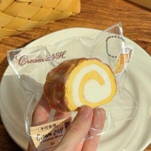 145011 Cream24H Mini Original Tiger-Stripe Swiss Roll (Cream Clay Texture Series) / 奶油不打烊Cream24H 小号原味虎皮瑞士卷 (奶油泥触感系列)