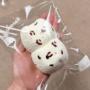 80022 CreamCat Leopard Cat Head Duo (Yogurt Clay Texture Series) / 奶油猫 豹纹猫头二连（酸奶泥触感系列）