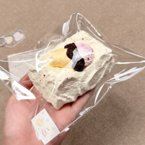 80036 CreamCat Ice Cream Cone Frosted Milk Brick (Cream Clay Texture Series) / 奶油猫 甜筒抹面奶砖（奶油泥触感系列）