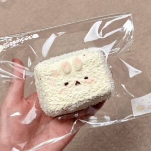 80038 CreamCat Snow Bunny Toast (Cream Clay Texture Series) / 奶油猫 雪兔吐司（奶油泥触感系列）