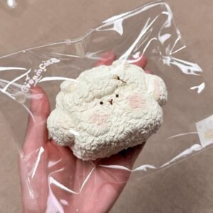 80039 CreamCat Lamb Cream Puff (Cream Clay Texture Series) / 奶油猫 小羊泡芙（奶油泥触感系列）