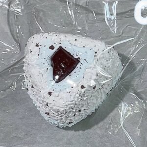 182000 Cotton Candy Nian Mint Chocolate Triangle Rice Ball (Dry Cream Texture Series) / 棉花糖捏 薄巧三角饭团(干奶油手感系列)