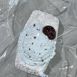 182005 Cotton Candy Nian Mint Chocolate Long Rice Ball (Light Cream Texture Series) / 棉花糖捏 薄巧长饭团(轻奶油手感系列)