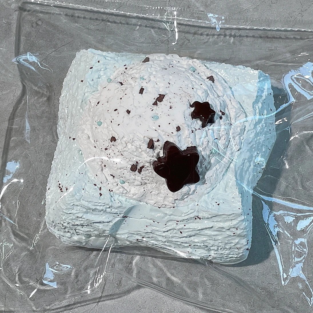 182006 Cotton Candy Nian Mint Chocolate French Toast / 棉花糖捏 薄巧西多士