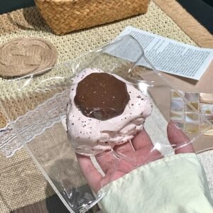 87008 Cream Qiaoyi Strawberry Triangle Cookie (Milk Cake Clay Texture Series) / 奶油乔一 いちごトライアングルクッキー (ミルクケーキクレイ触感シリーズ)