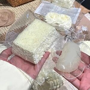 87009 Cream Qiaoyi White Pomelo Parent-Child Short Toast (Cream Clay Texture Series) / 奶油乔一 白柚親子ショートトースト (クリームクレイ触感シリーズ)