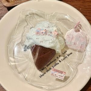 164007 CuteMoment Mint Chocolate Cone (Dry Cream Clay Texture Series) / CuteMoment 薄巧甜筒(干奶油触感系列)
