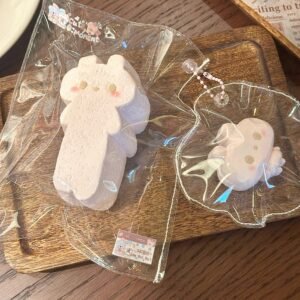 164021 CuteMoment Pink Bunny Bar Mother-and-Child Bag (Rice Cake Clay Texture Series) / CuteMoment 粉兔条子母包(年糕泥触感系列)