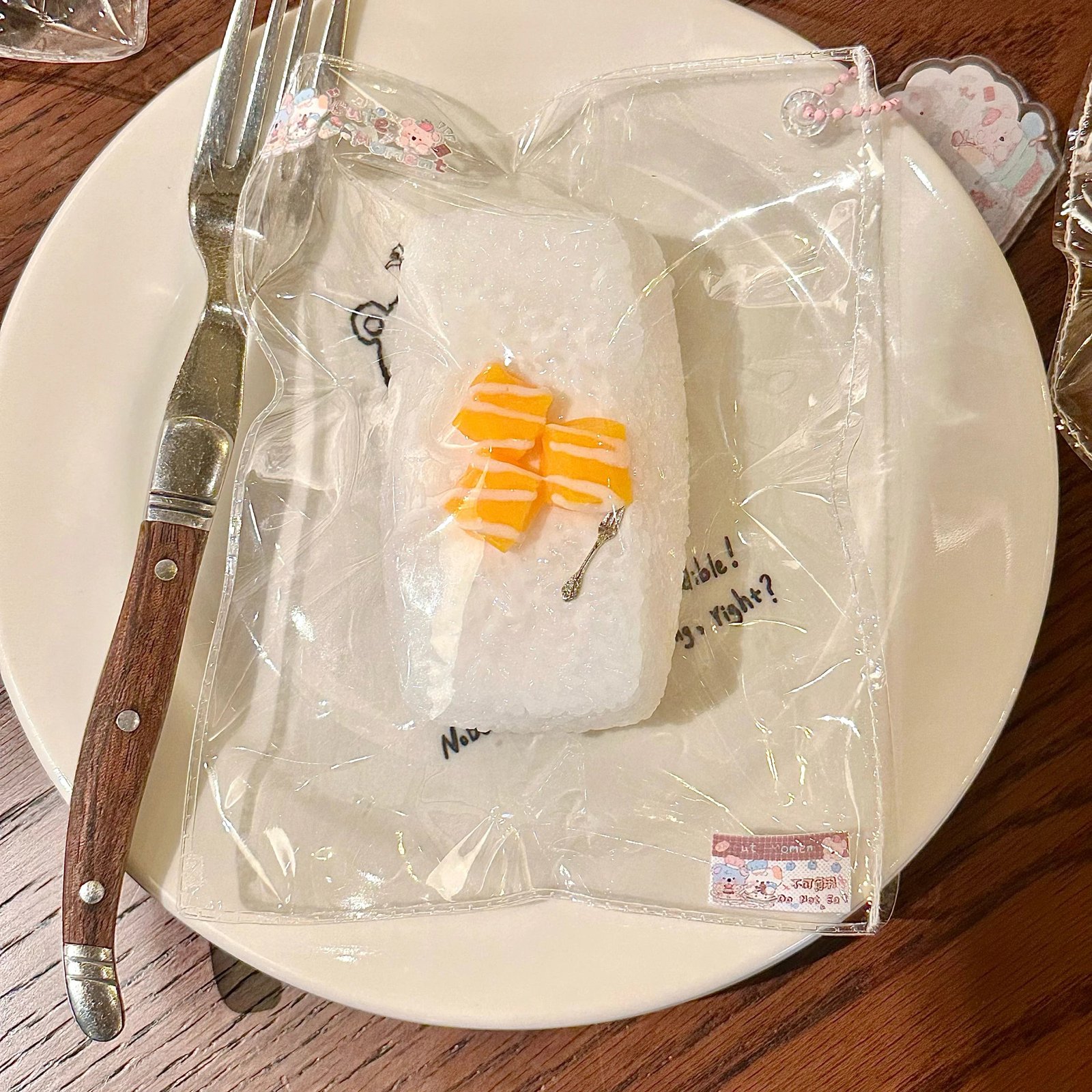 164025 CuteMoment Coconut Mango Sticky Rice (Glutinous Clay Texture Series) / CuteMoment 椰汁芒果糯米饭(糯叽叽触感系列)