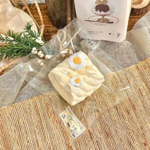 163000 Dazzlebean Fried Egg Double-Layer Marshmallow (Glutinous Rice Clay Texture Series) / 闪豆豆 荷包蛋双层棉花糖(糯米泥触感系列)