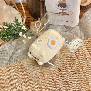 163003 Dazzlebean Fried Egg Cat Bar (Glutinous Rice Clay Texture Series) / 闪豆豆 荷包蛋猫条(糯米泥触感系列)