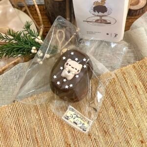 163017 Dazzlebean Dark Chocolate Kitty Senbei (Soft Pottery Clay Texture Series) / 闪豆豆 黑巧猫猫仙贝（软陶泥触感系列）