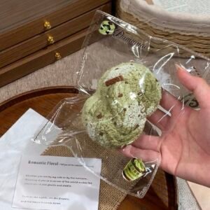 157002 Da Mianao Matcha Knitted Yarn Ball / Da棉袄 抹茶针织毛线团