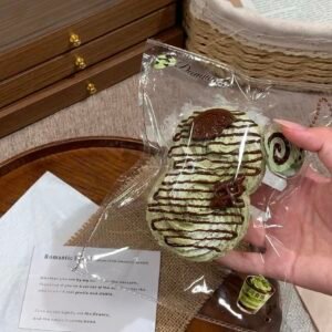 157004 Da Mianao Matcha Glazed Double Cookie / Da棉袄 抹茶淋酱二连曲奇