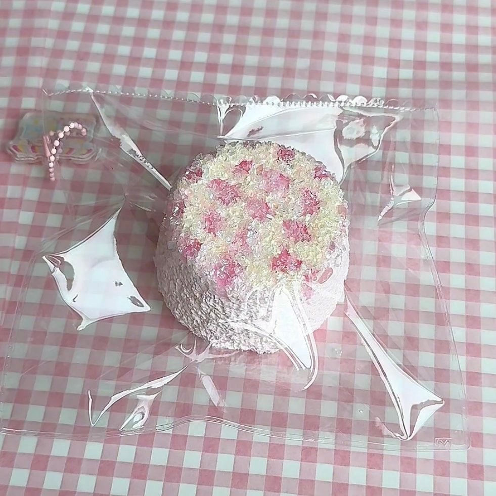 111003 DollCat Strawberry Crumble Round Toast (Oven-Baked Cotton Clay Texture Series) / DollCat玩偶猫 いちごクランブル丸トースト (オーブンコットンクレイ触感シリーズ)
