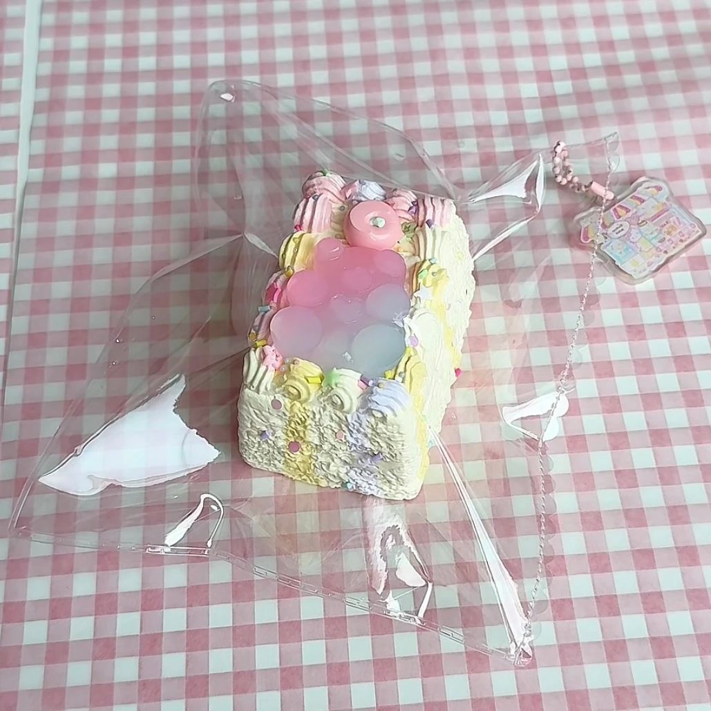 111032 DollCat Bear Cream Piped Cake (Dense Clay Texture Series) / DollCat玩偶猫 くまクリームデコレーションケーキ (高密度クレイ触感シリーズ)