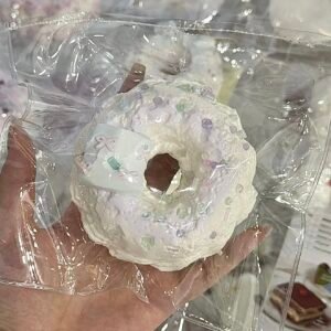 149011 DuozaiNN Wisteria Purple Mint Cookie Donut (Cocoa Sticky Clay Texture Series) / 多仔捏捏 藤萝紫薄荷饼干甜甜圈 (可可黏糊泥触感系列)