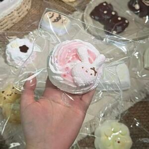147001 Daxiaojie Handcraft Sakura Bunny Single Cookie (Rich Cream Clay Texture Series) / 大小姐家手作馆 樱粉兔一颗曲奇 (醇奶油泥触感系列)