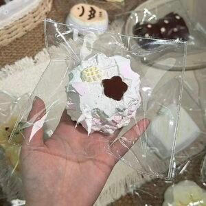 147016 Daxiaojie Handcraft Sakura Three-Layer Waffle (Rich Cream Clay Texture Series) / 大小姐家手作馆 樱粉三层华夫 (醇奶油泥触感系列)