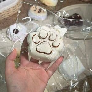 147023 Daxiaojie Handcraft Snow Top Cat Paw (Rich Cream Clay Texture Series) / 大小姐家手作馆 雪顶猫爪 (醇奶油泥触感系列)