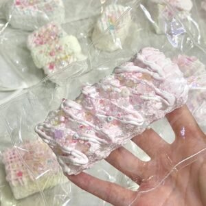 102018 Fuguier Strawberry Sauce Noodle Cookie (Glutinous Rice Clay Oven Texture Series) / 富贵儿 いちごソースヌードルクッキー (もち米クレイオーブン触感シリーズ)