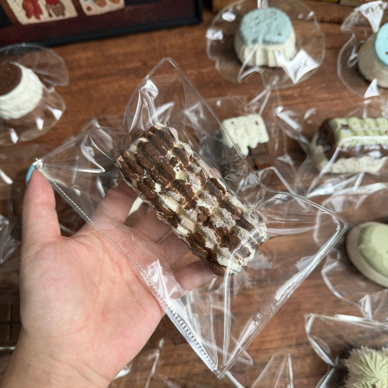 171011 Glamk Studio Mocha Cookie Bar (Rich Cream Clay Texture Series) / Glamk Studio 摩卡曲奇条(醇奶油触感系列)