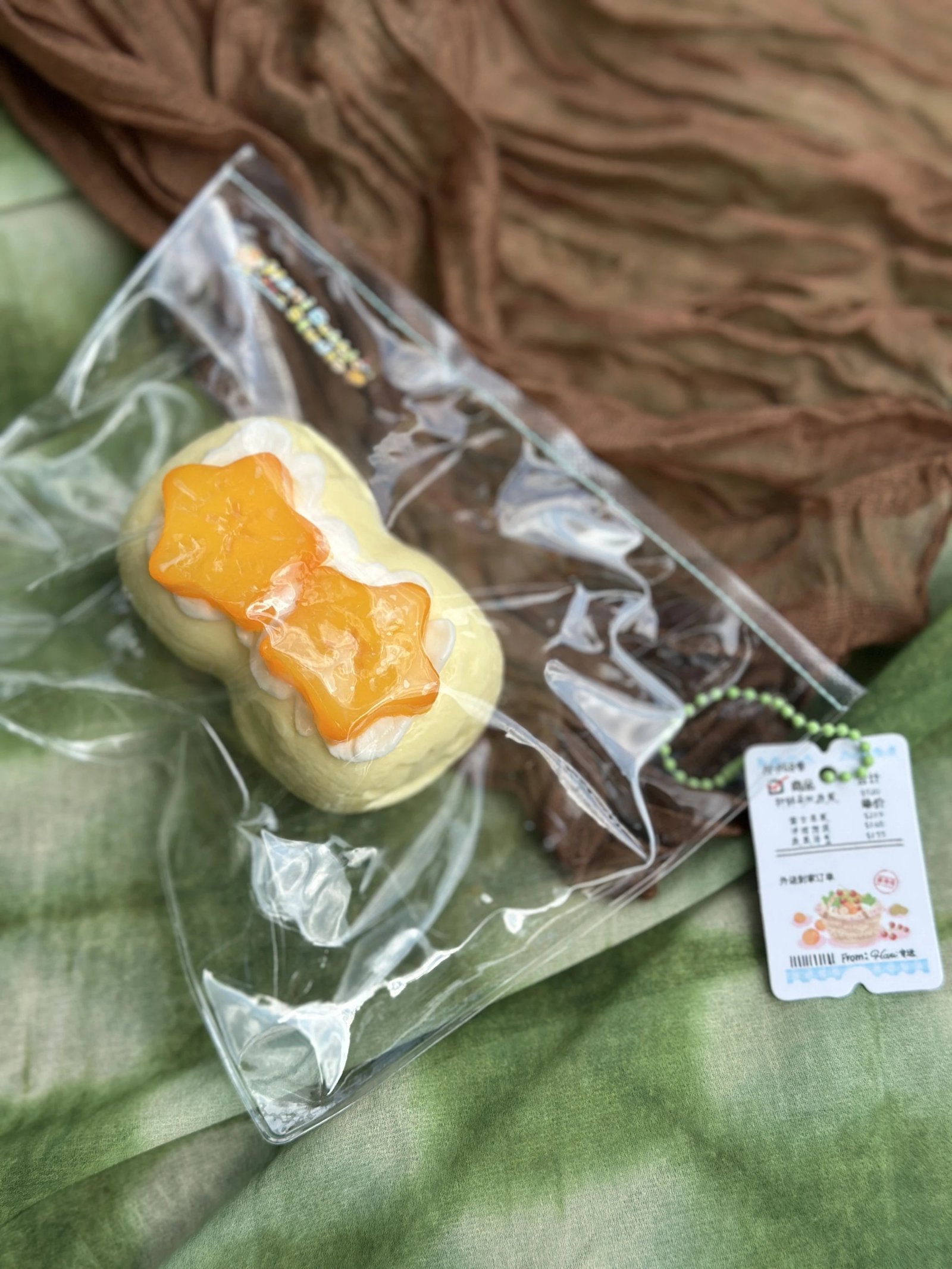 211005 Honey Bubble Squishy Starfruit Yogurt Cube / 哈尼泡泡 杨桃酸奶块