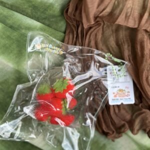 211022 Honey Bubble Squishy Fruit Bag Strawberry / 哈尼泡泡 水果袋草莓