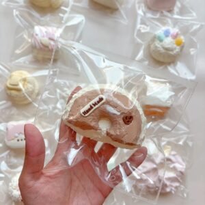 169007 Hello Xiaoxin Coffee Bagel (Soft Cheese Clay Texture Series) / Hello小新 咖啡贝果(软干酪触感系列)