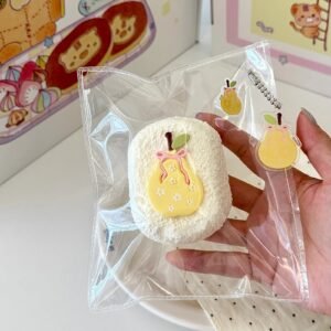 170003 Homie Studio Star Pear Senbei (Milk Glutinous Clay Texture Series) / 厚米捏捏事务所 星星梨仙贝(奶糯泥触感系列)