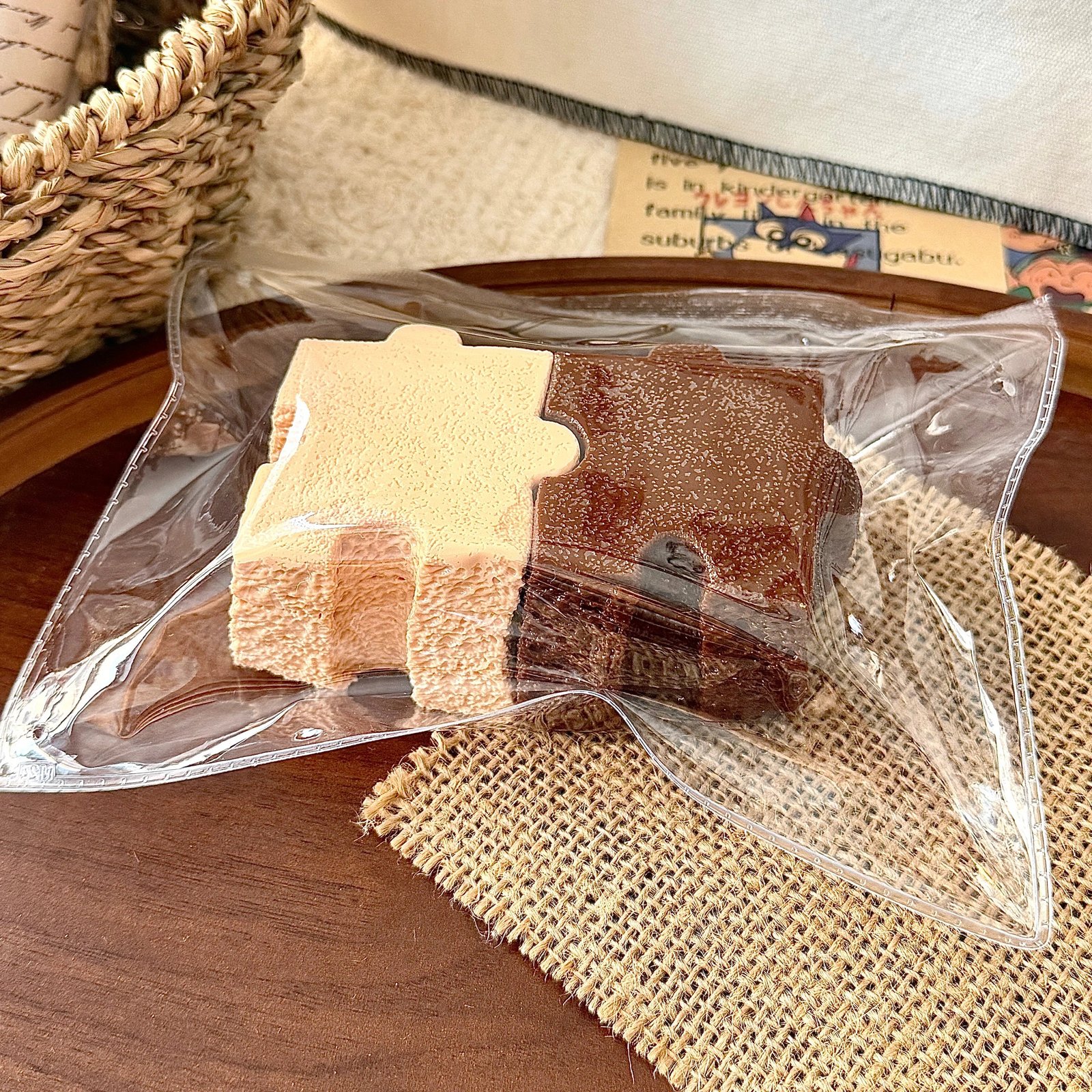 108002 Iced Americano Puzzle Cake (Moldable Clay Texture Series) / 炫一杯冰美式 パズルケーキ (可塑クレイ触感シリーズ)