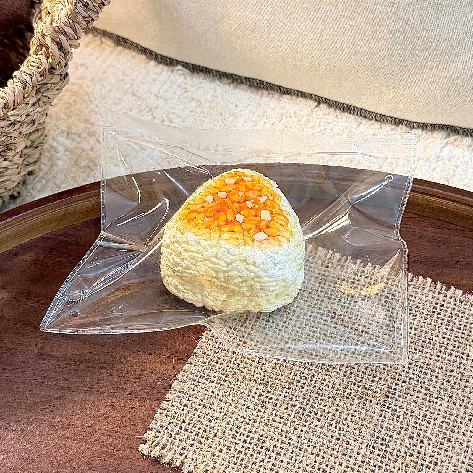 108026 Iced Americano Triangle Rice Ball - Dark (Moldable Clay Texture Series) / 炫一杯冰美式 三角饭团深色(可塑泥触感系列)