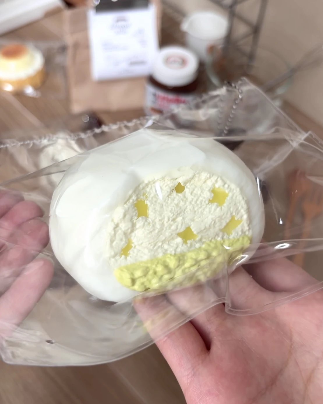 191000 iDough Melon Snow-Skin Mochi (Sticky Cream Texture Series) / iDough 蜜瓜冰皮糯米糍(糯奶油触感系列)