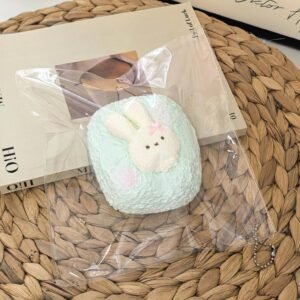 189022 Jiazai Nian Nian Mint Bunny Milk Brick (Soft Milk Candy Texture Series) / 迦崽捏捏 薄荷兔兔奶砖(软奶糖触感系列)