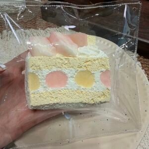 105014 JunBao Cheese Peach Short Toast (Thick Cream Texture Series) / JunBao チーズピーチショートトースト (濃厚クリーム触感シリーズ)