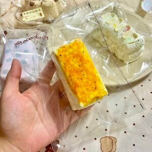 148003 Jiaoyan Xiaosubing Double Charcoal-Grilled Cheese Stick (Mochi Cream Clay Texture Series) / 椒盐小酥饼 双层碳烤芝士条 (糯奶油触感系列)