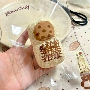 148007 Jiaoyan Xiaosubing Coconut Milk Double Piece (Soft Cream Clay Texture Series) / 椒盐小酥饼 奶椰二连 (绵奶油触感系列)