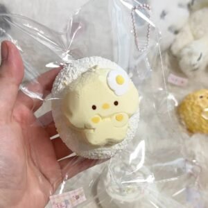 100007 Kakaco Little Chick Senbei (Thick Cream Texture Series) / 烤肉酱kakaco ひよこせんべい (濃厚クリーム触感シリーズ)