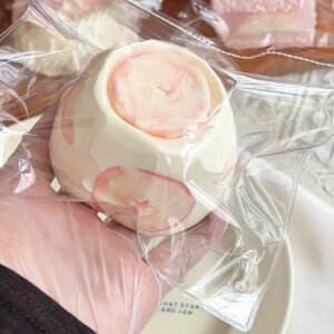 89009 Kaka Jiang Squishy Peach Pudding (Soft Cream Paste Texture Series) / 咔咔酱捏捏 ピーチプリン (ソフトクリームペースト触感シリーズ)